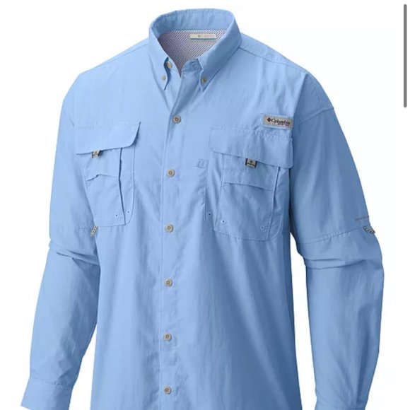 Men's Bahama II Long Sleeve Shirt- size Medium- Sail color - Picture 1 of 4